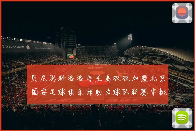 贝尼恩科洛洛与王禹双双加盟北京国安足球俱乐部助力球队新赛季挑战