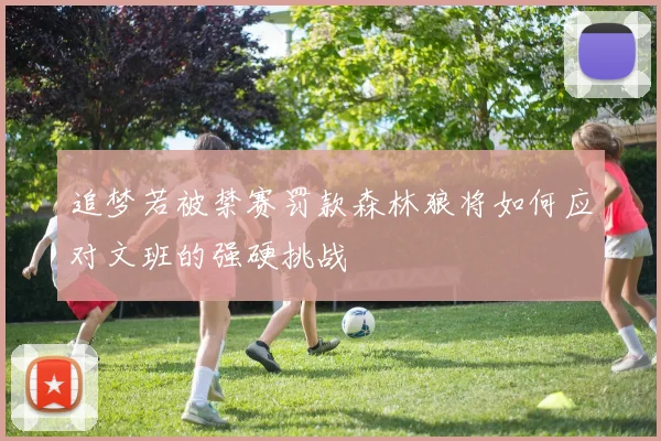 追梦若被禁赛罚款森林狼将如何应对文班的强硬挑战